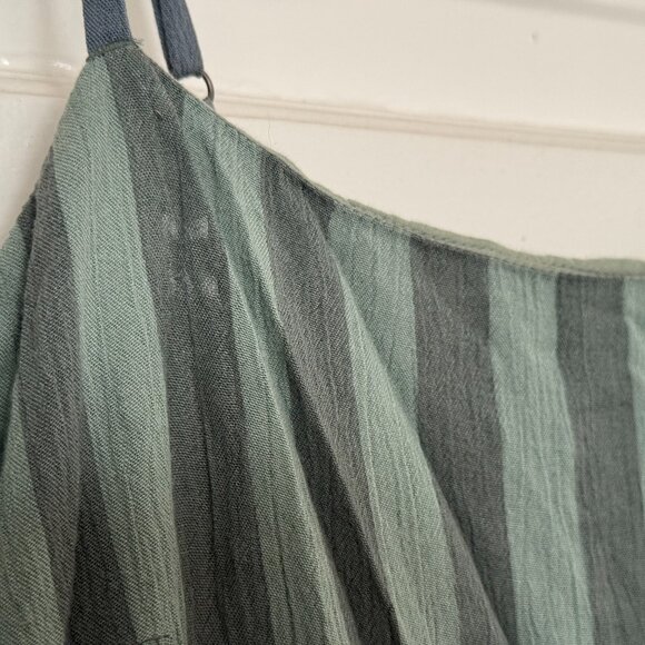 Amuse Society - Hidden Cove Maxi Dress (green / grey / sage stripe) - beachy - M - Picture 3 of 11